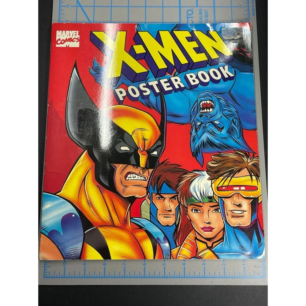 Marvel Comics X-Men Posterbook Poster Book Vintage X-Men 97 Wolverine Cyclops
